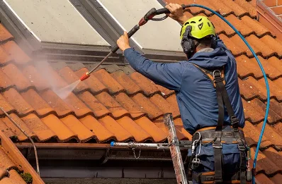 Démoussage et hydrofuge de toiture au Minihic-sur-Rance